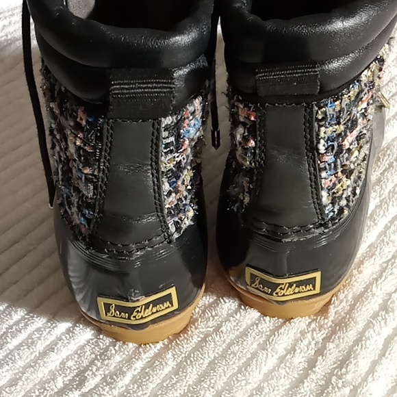Sam Edelman Duck Boots Size 5M Color Black - Picture 8 of 11
